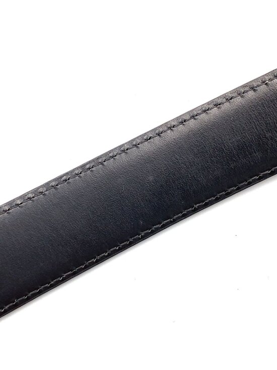 Louis Vuitton Ceinture Classic Epi Unknown Leather Black Belt Gold